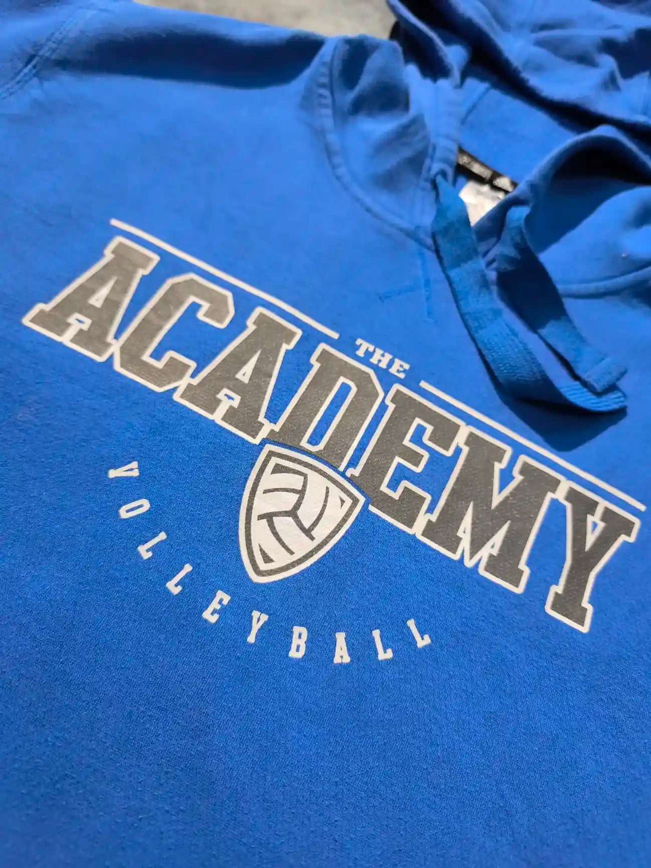 Adidas Academy Volleyball Kapucnis Pulóver – Kék (Férfi/XL)