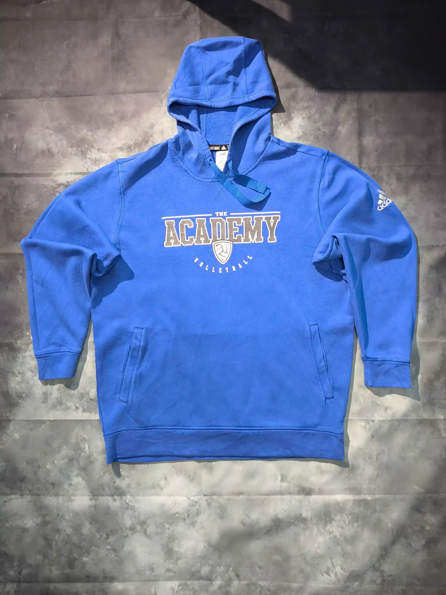 Adidas Academy Volleyball Kapucnis Pulóver – Kék (Férfi/XL)