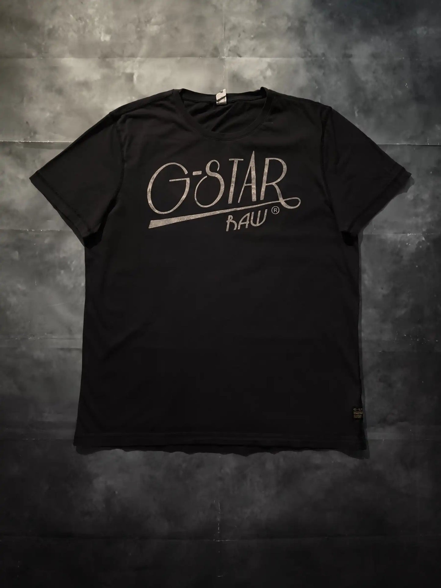 G-Star RAW Big Logo Póló - Fekete (Férfi/XL)