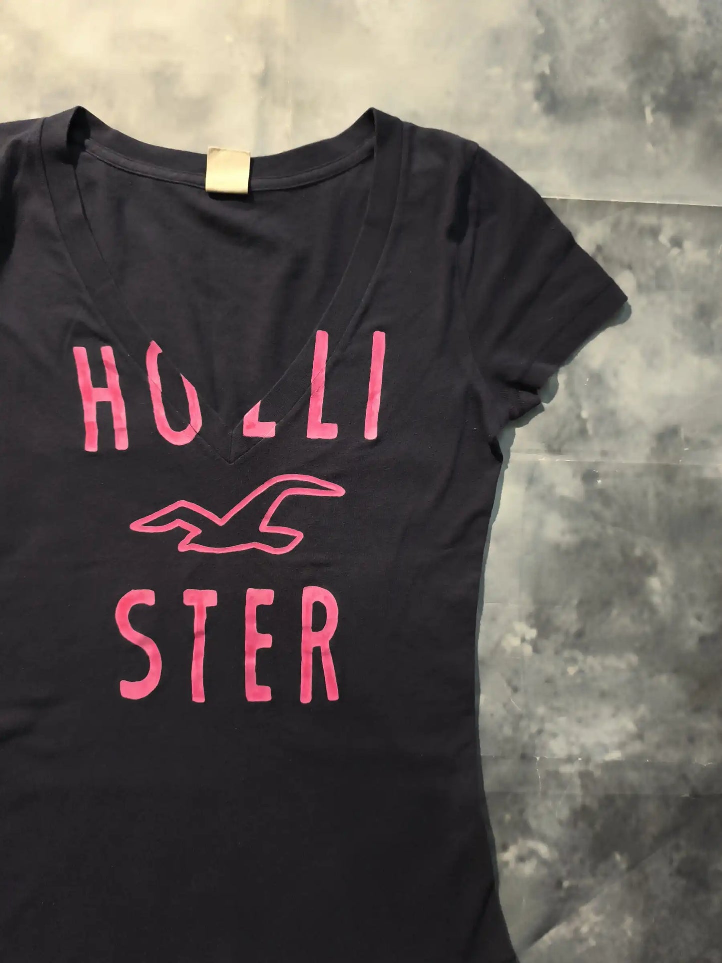 Hollister V Nyakú Póló - Kék (Női/S)