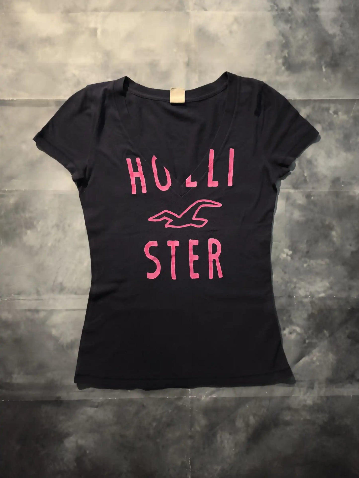 Hollister V Nyakú Póló - Kék (Női/S)
