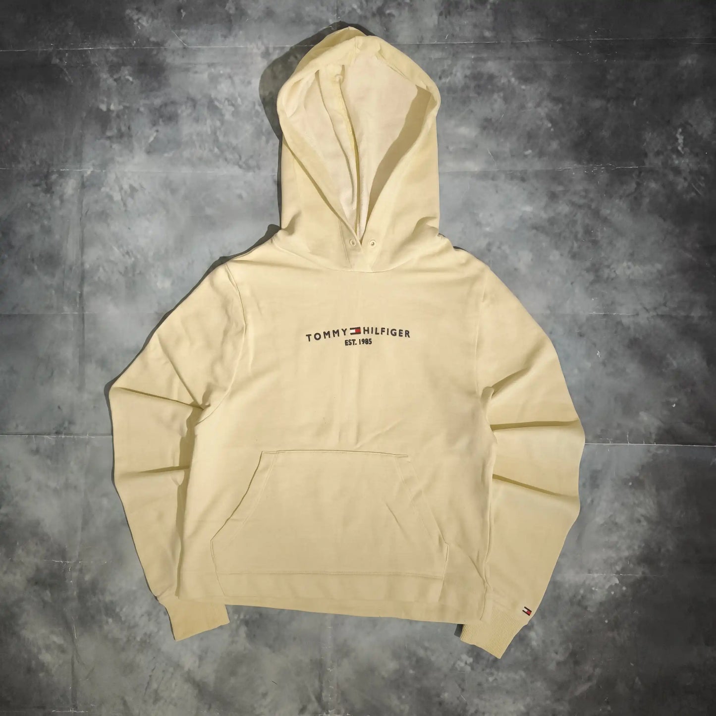 Tommy Hilfiger Kapucnis Pulóver Hoodie - Sárga (Női/XS)