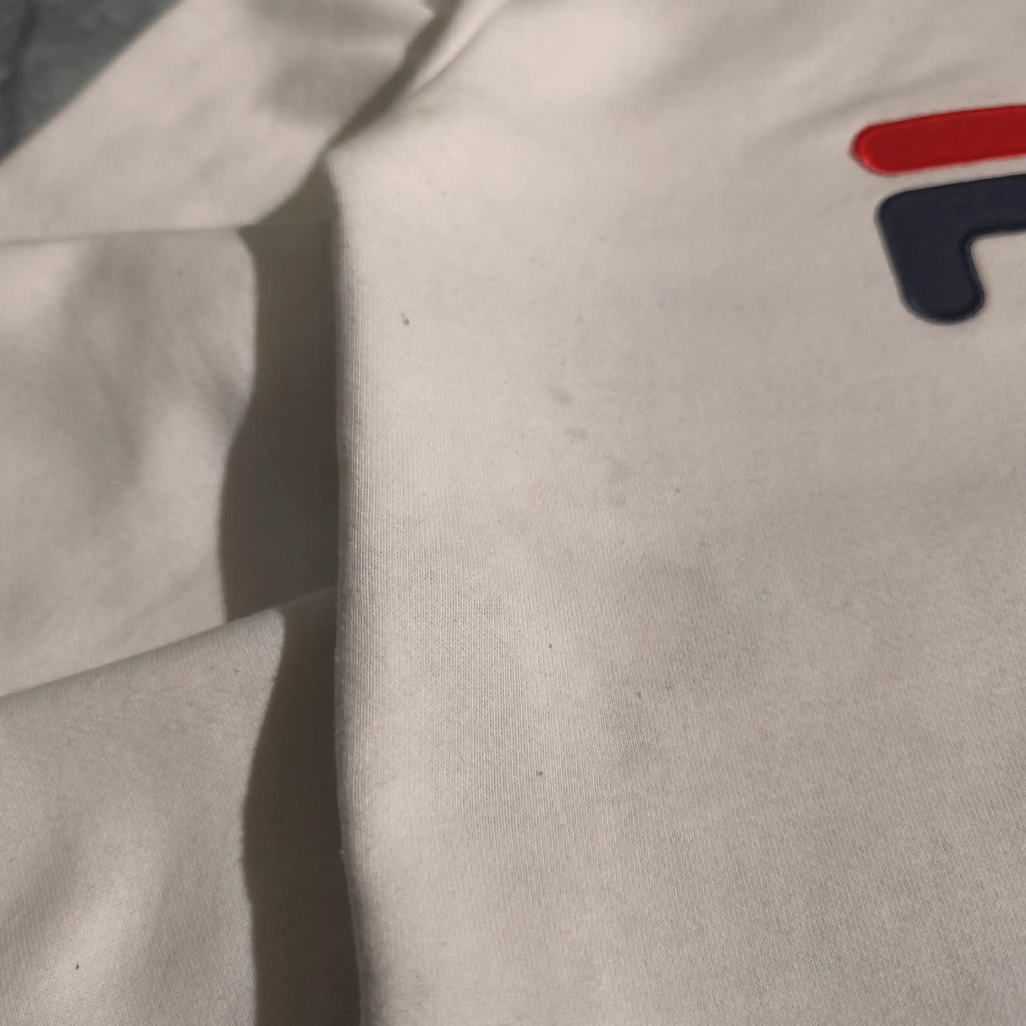 Vintage Fila Félcipzáras Pulóver Sweatshirt - Fehér (Férfi/S)
