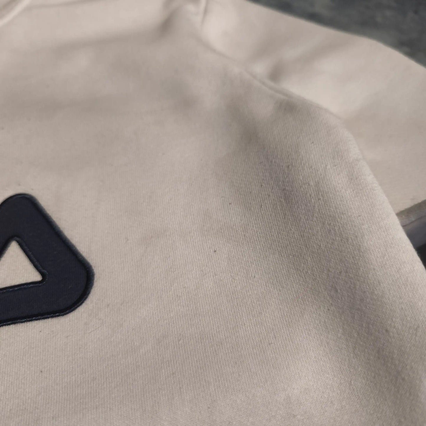 Vintage Fila Félcipzáras Pulóver Sweatshirt - Fehér (Férfi/S)