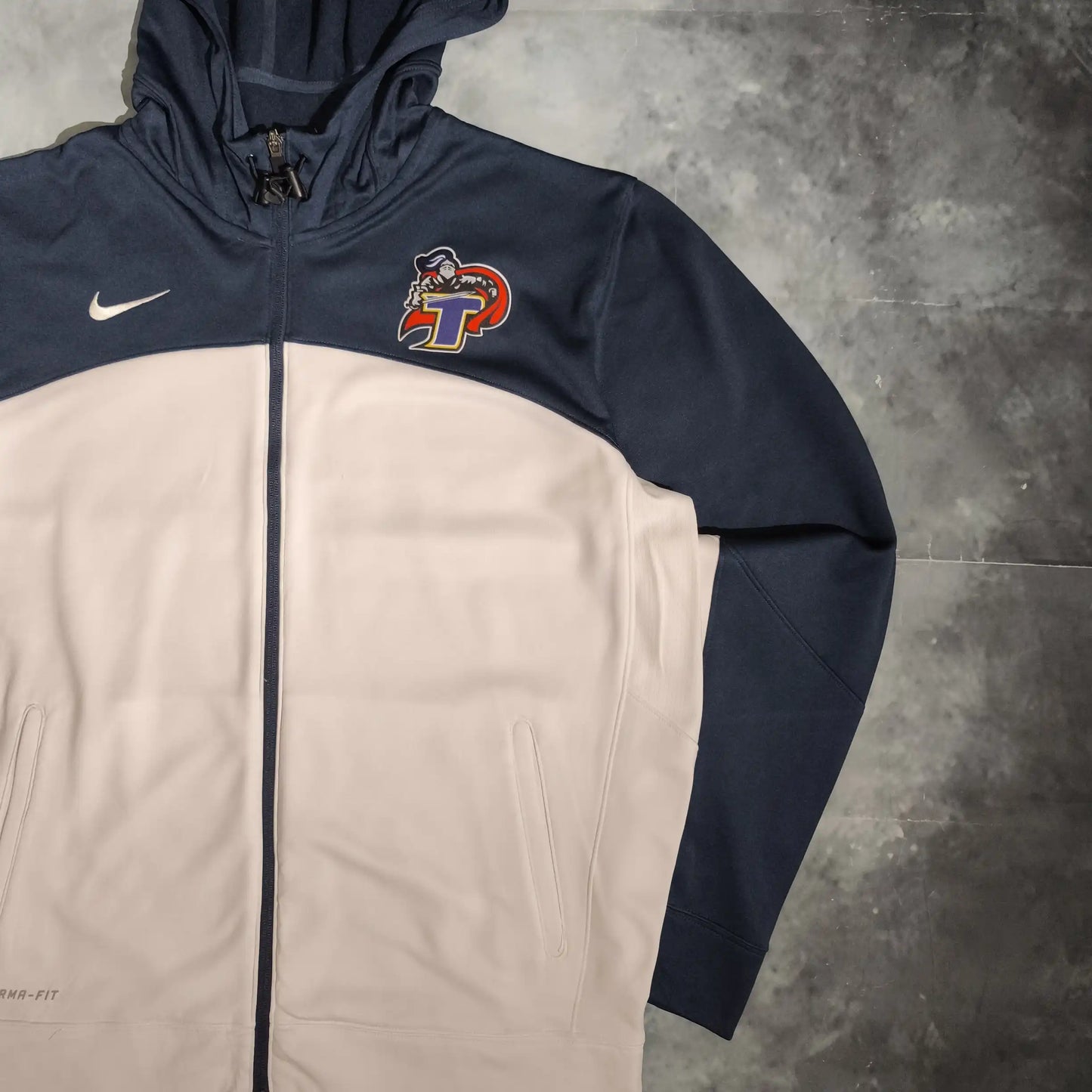 Nike Therma Fit Cipzáras Kapucnis Pulóver Hoodie - Fehér (Férfi/L)
