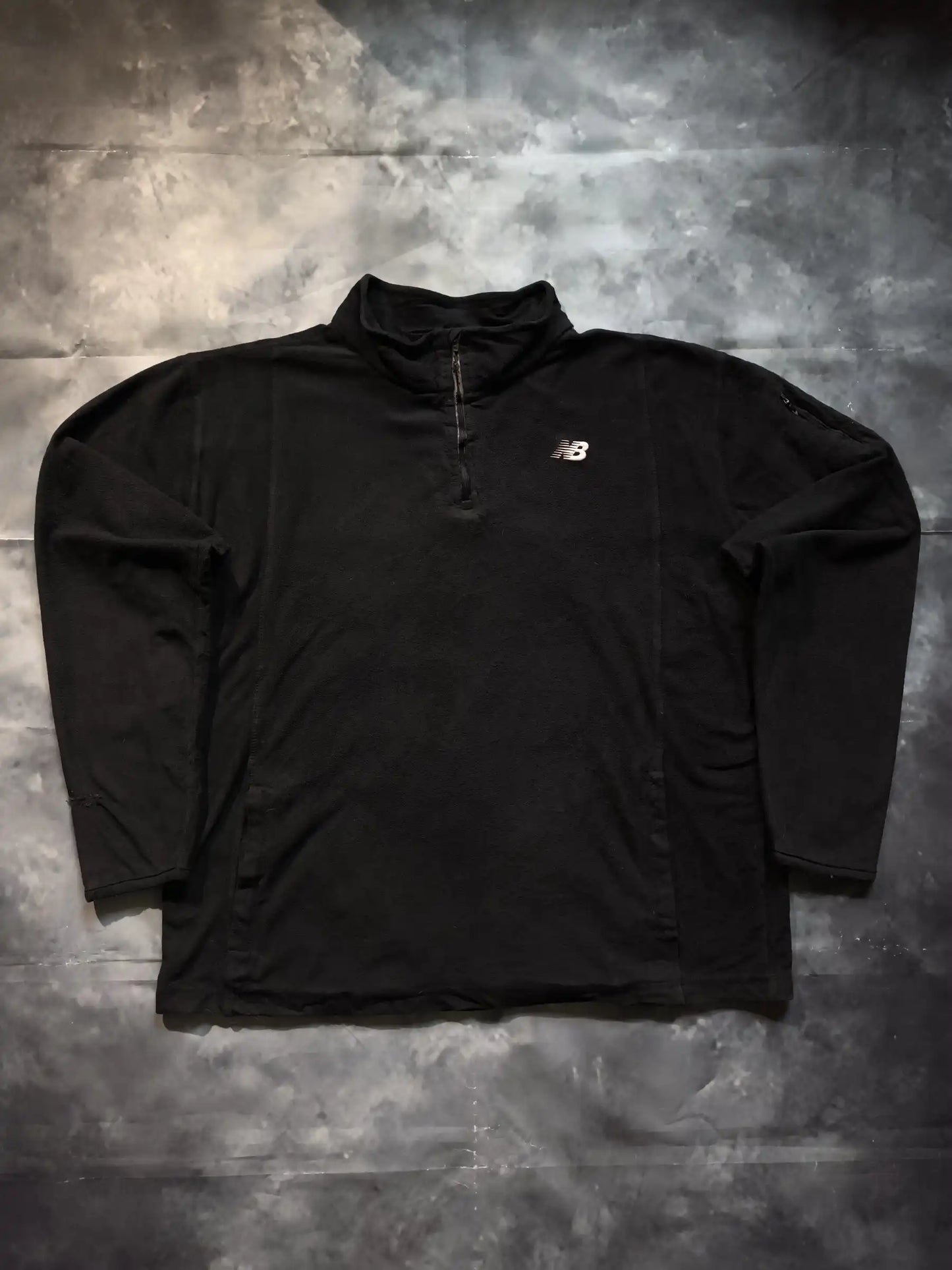 New Balance Polár Pulóver Fleece - Fekete (Férfi/L)