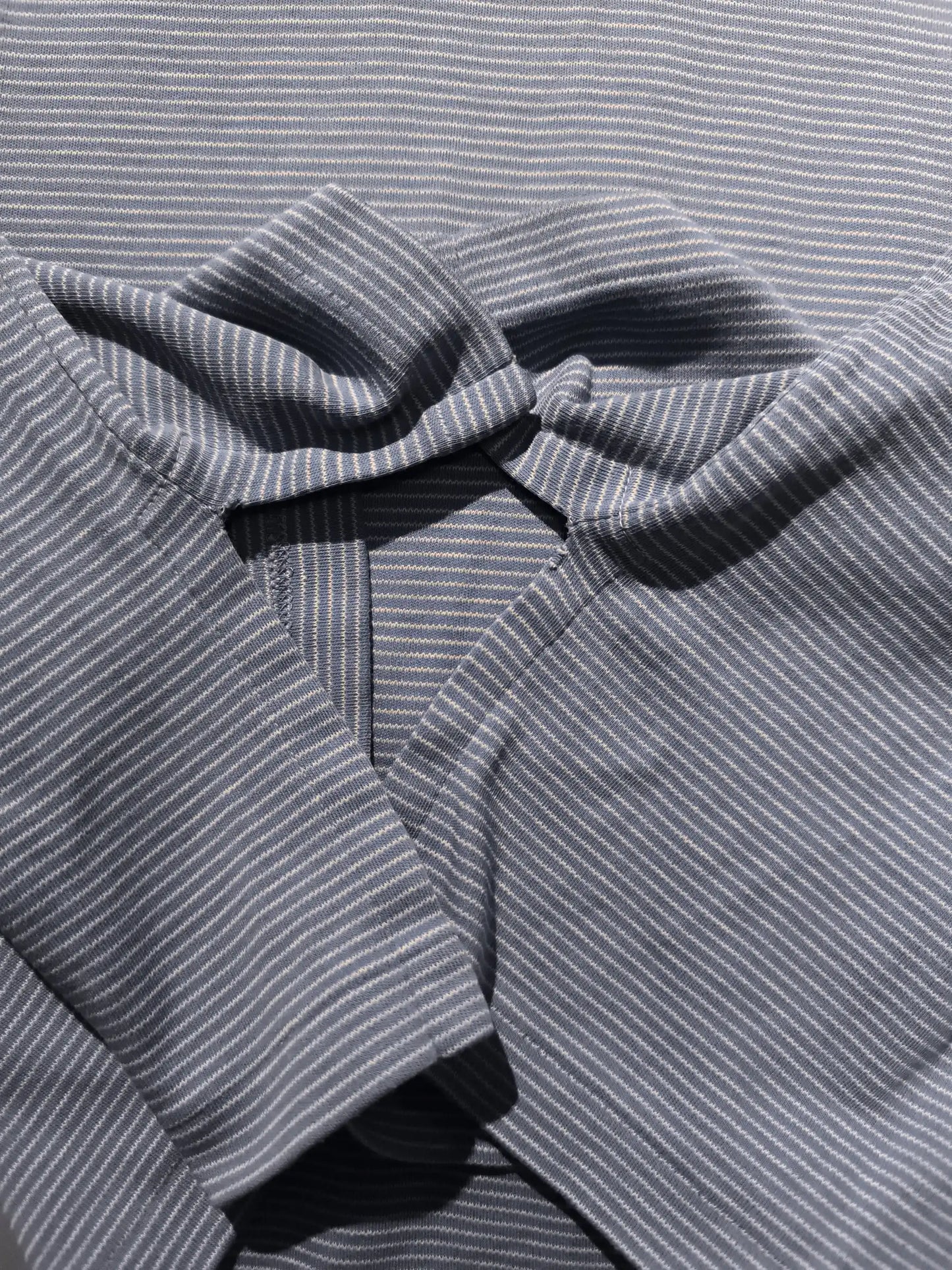 Ralph Lauren Csíkos Galléros Póló - Kék (Férfi/XL)