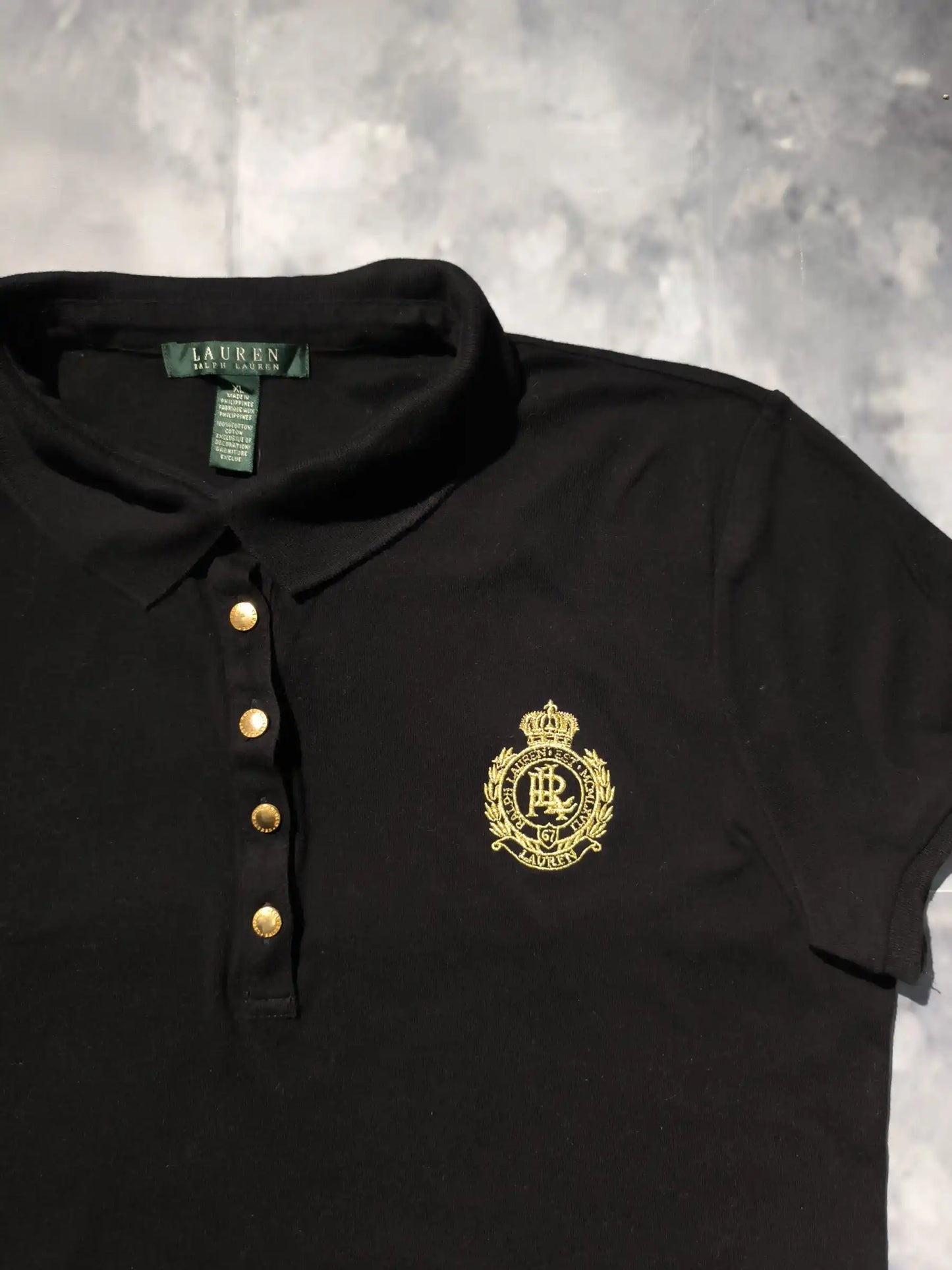 Ralph Lauren Galléros Póló - Fekete (Női/XL)