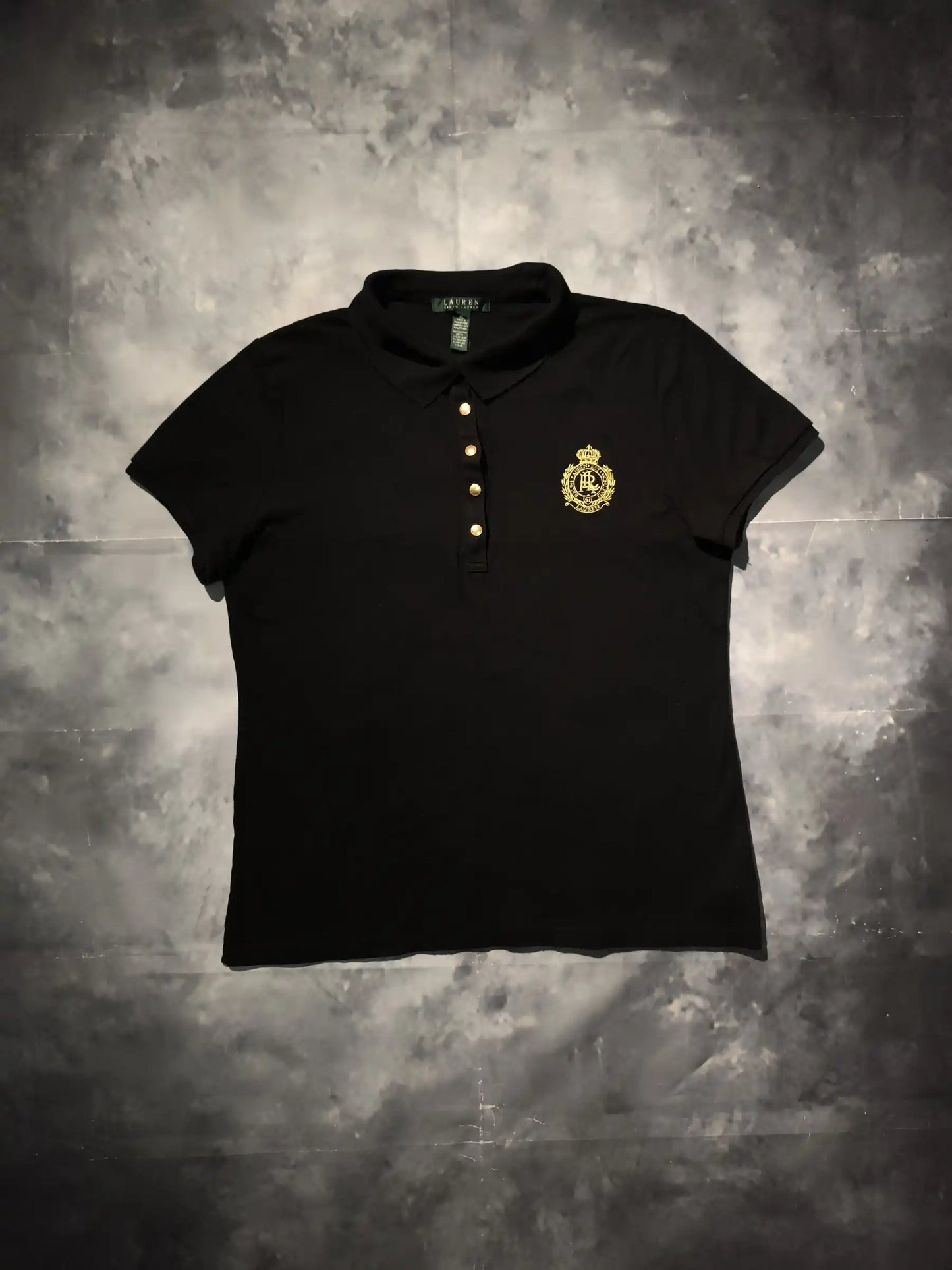 Ralph Lauren Galléros Póló - Fekete (Női/XL)