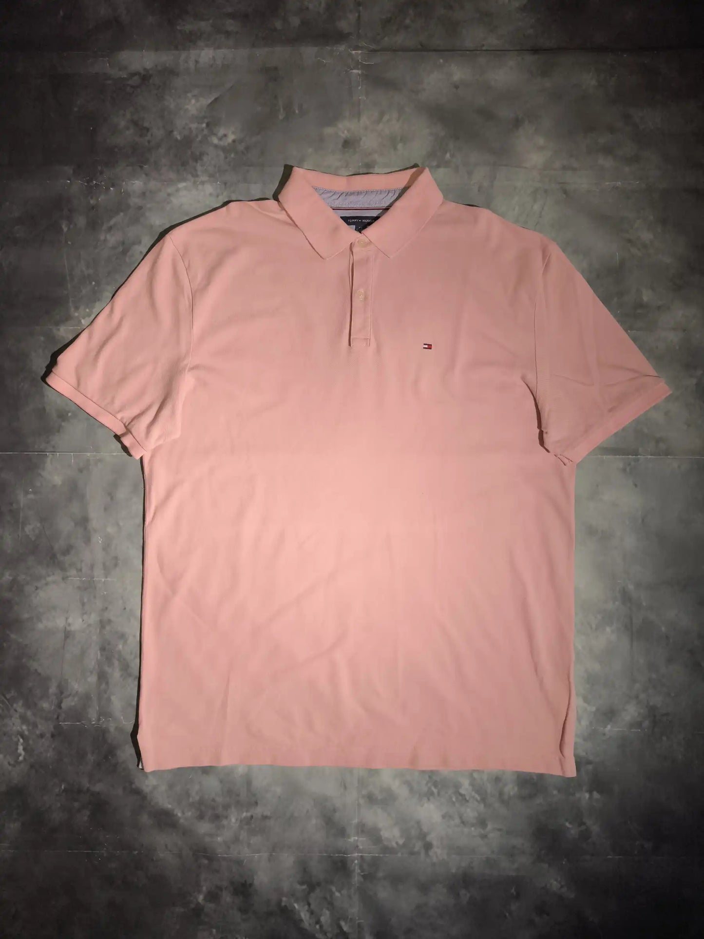 Tommy Hilfiger Custom Fit Galléros Póló - Rózsaszín (Férfi/XXL)