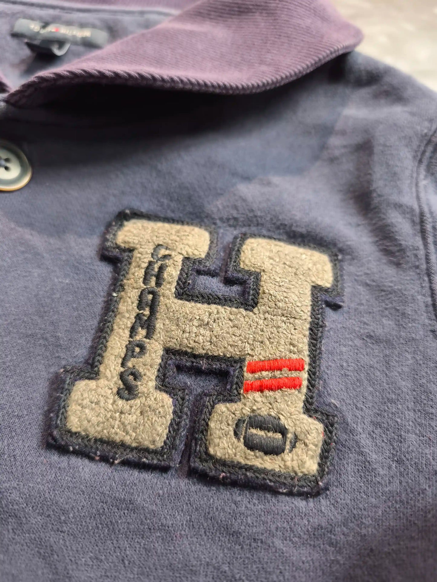 Tommy Hilfiger Varsity Kardigán – Sötétkék (Női/M)