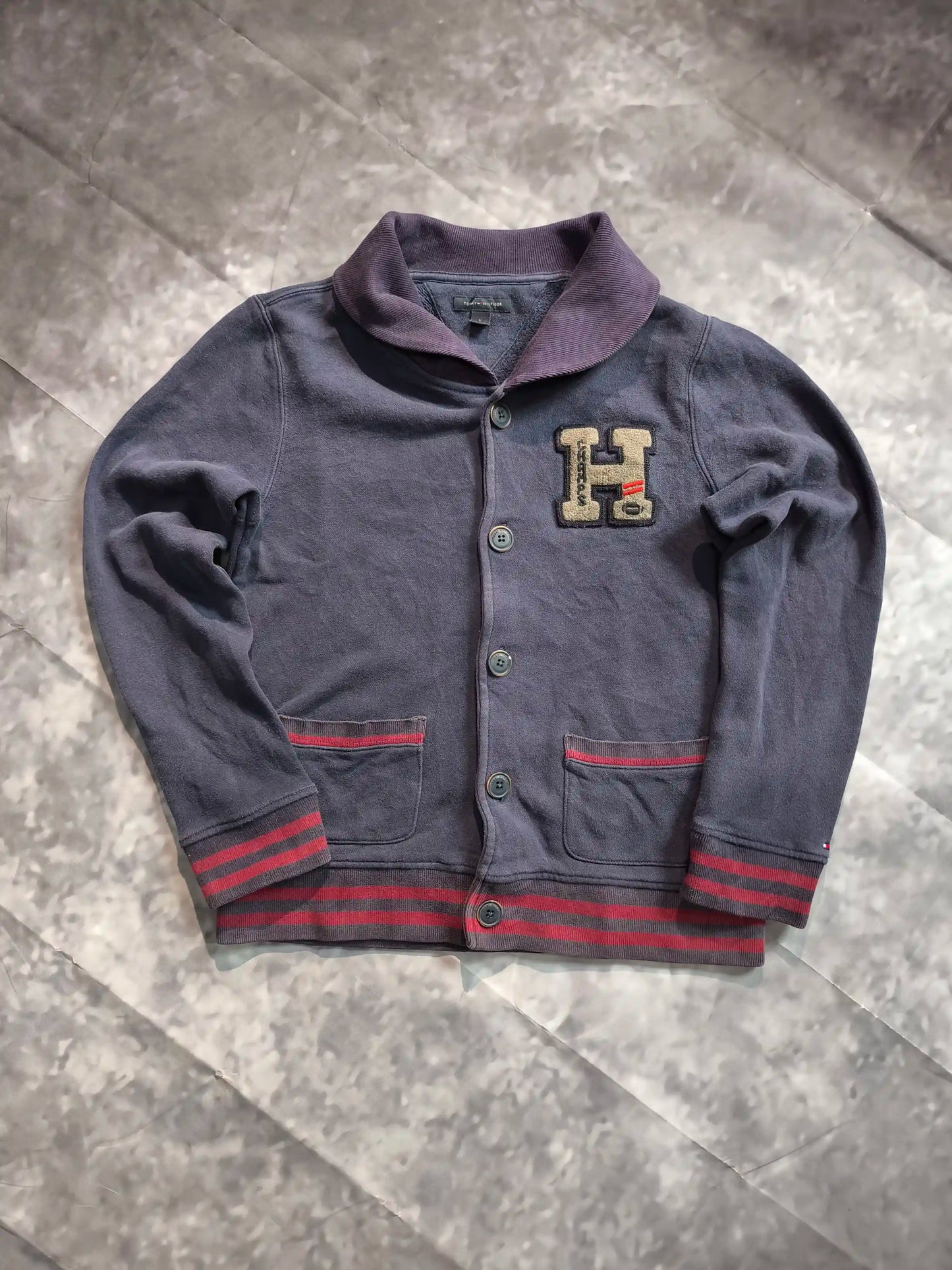 Tommy Hilfiger Varsity Kardigán – Sötétkék (Női/M)
