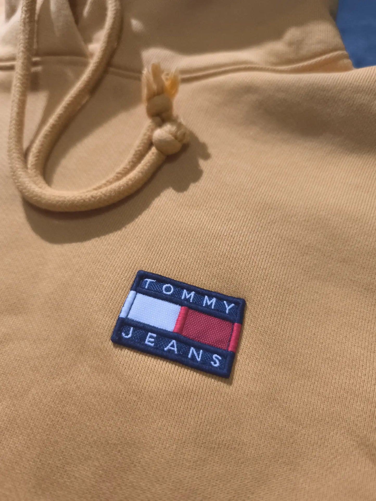 Tommy Jeans Kapucnis Pulóver Hoodie - Sárga (Női/M)
