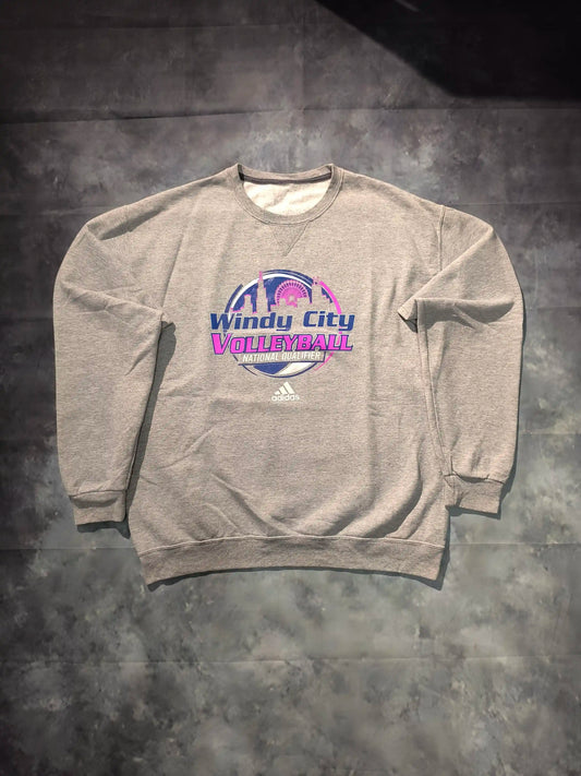 Adidas Windy City Volleyball Crewneck - Szürke (Férfi/L)