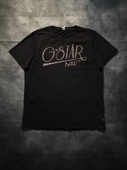 G-Star RAW Big Logo Póló - Fekete (Férfi/XL)