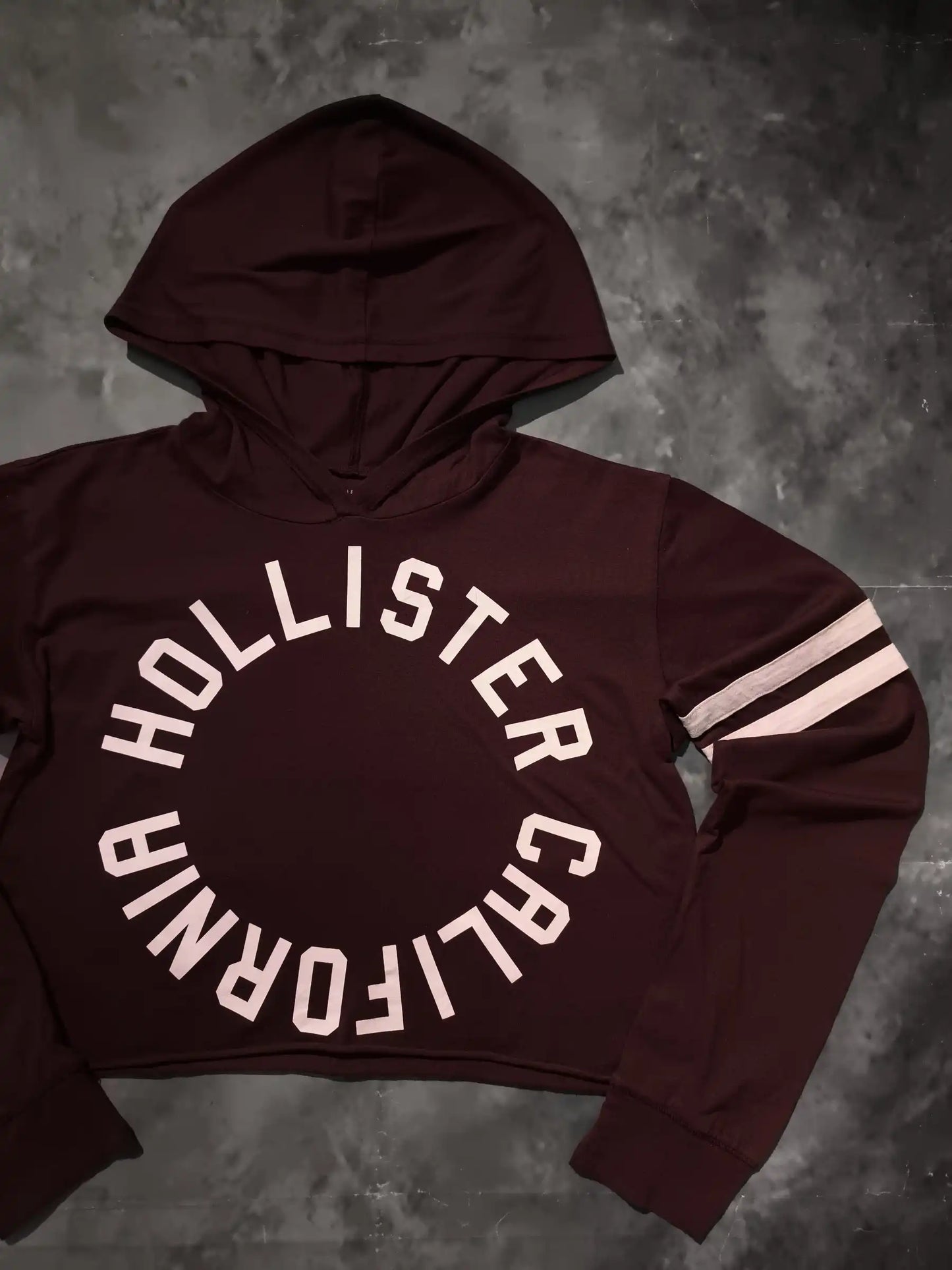 Hollister Kapucnis Pulóver Hoodie - Bordó (Női/XS)