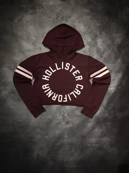 Hollister Kapucnis Pulóver Hoodie - Bordó (Női/XS)