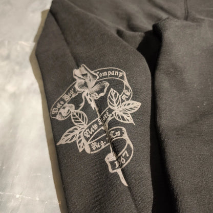 Ralph Lauren Vintage Cipzáras Kapucnis Pulóver Hoodie - Fekete (Férfi/M)