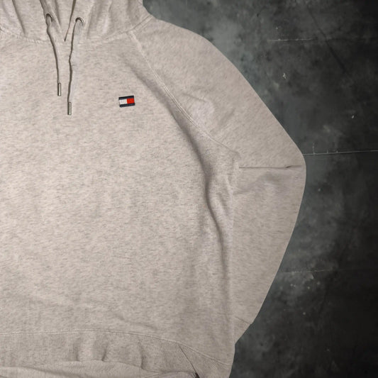 Tommy Hilfiger Kapucnis Pulóver Hoodie - Szürke (Női/M)