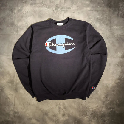 Champion Pulóver Sweatshirt - Kék (Férfi/S)