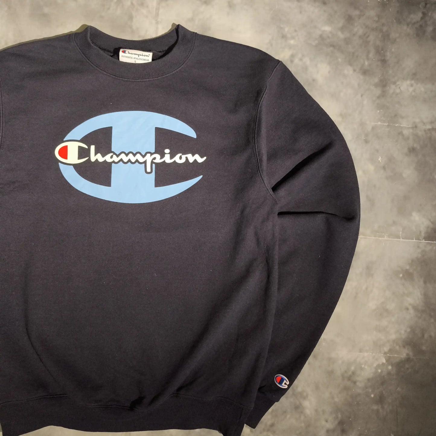 Champion Pulóver Sweatshirt - Kék (Férfi/S)