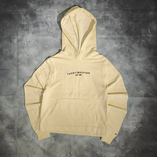 Tommy Hilfiger Kapucnis Pulóver Hoodie - Sárga (Női/XS)