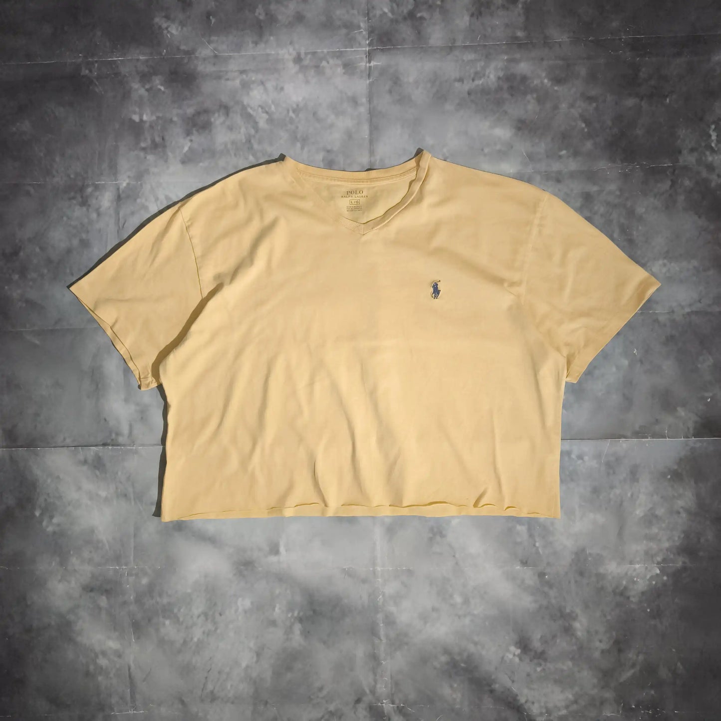 Ralph Lauren Handmade Crop Póló - Sárga (Női/L)