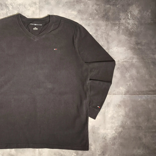 Tommy Hilfiger Hosszú Ujjú Felső - Fekete (Női/XXL)