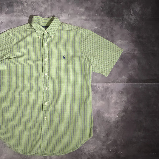 Ralph Lauren Classic Fit Kockás Ing - Zöld (Férfi/M)
