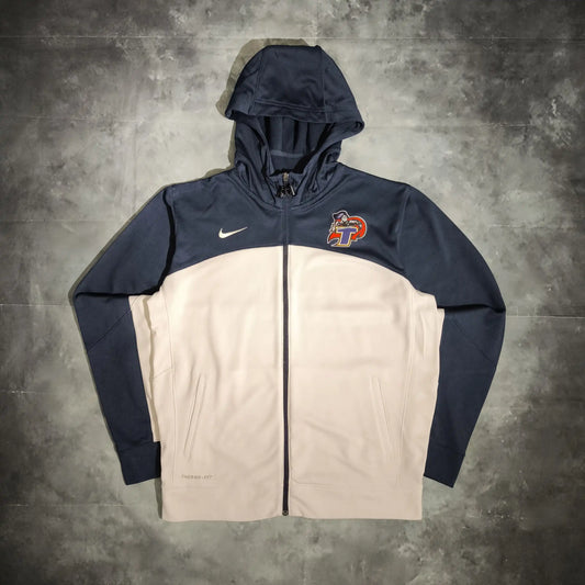 Nike Therma Fit Cipzáras Kapucnis Pulóver Hoodie - Fehér (Férfi/L)