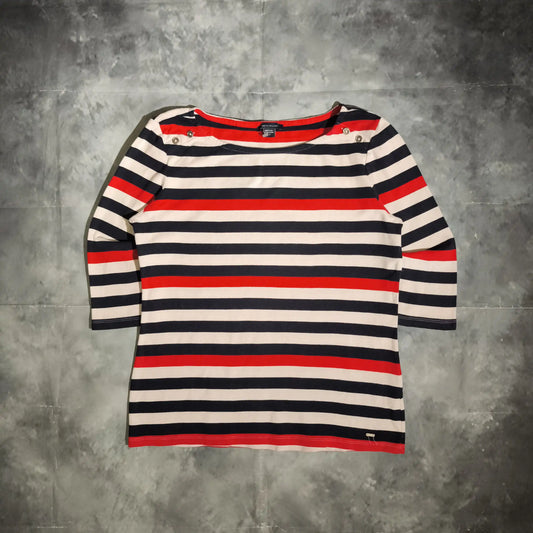Tommy Hilfiger 3/4 Ujjú Póló - Fehér (Női/L)