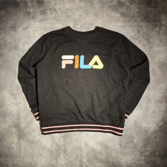 Fila Pulóver Sweatshirt - Fekete (Női/M)
