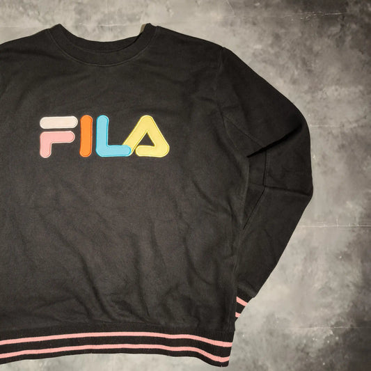 Fila Pulóver Sweatshirt - Fekete (Női/M)