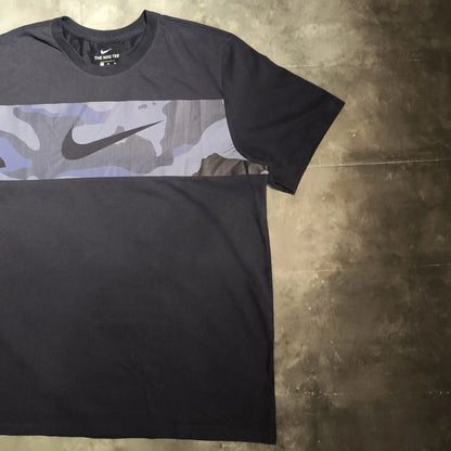 Nike Dri Fit Big Logo Póló - Kék (Férfi/XL)