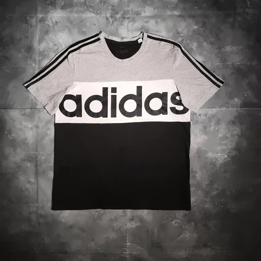 Adidas Big Logo Póló - Szürke (Férfi/L)