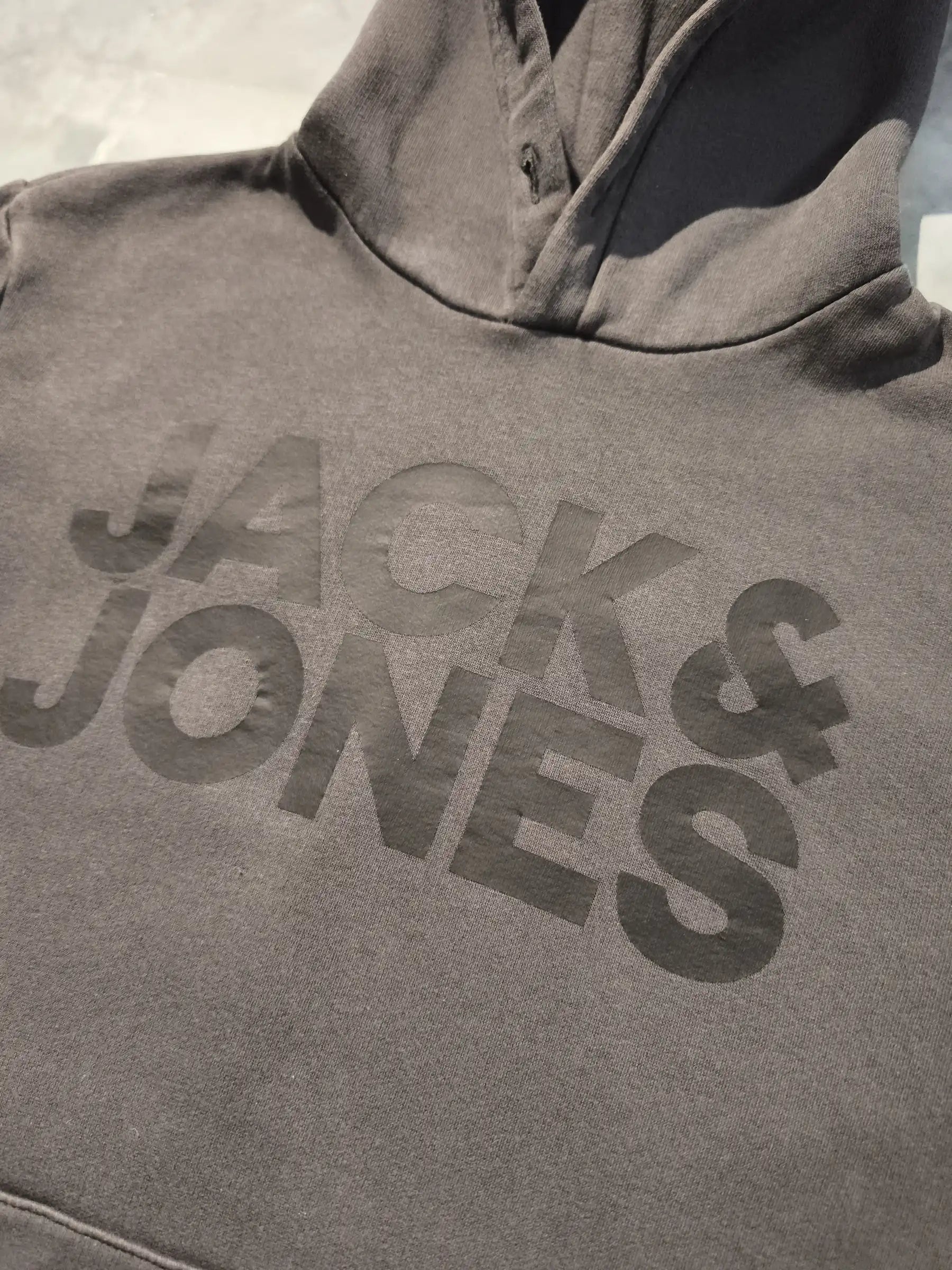 Jack & Jones Kapucnis Pulóver Hoodie - Szürke (Férfi/S)