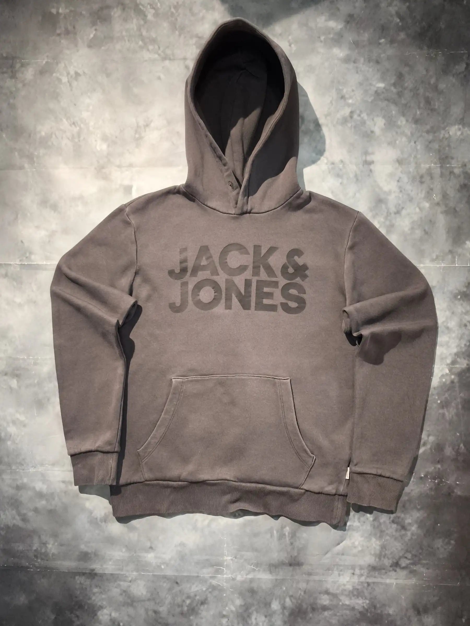 Jack & Jones Kapucnis Pulóver Hoodie - Szürke (Férfi/S)