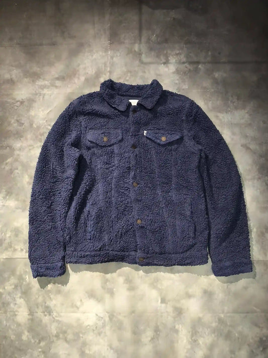 Levi's Sherpa Trucker Bundás Kabát – Kék (Női/M)