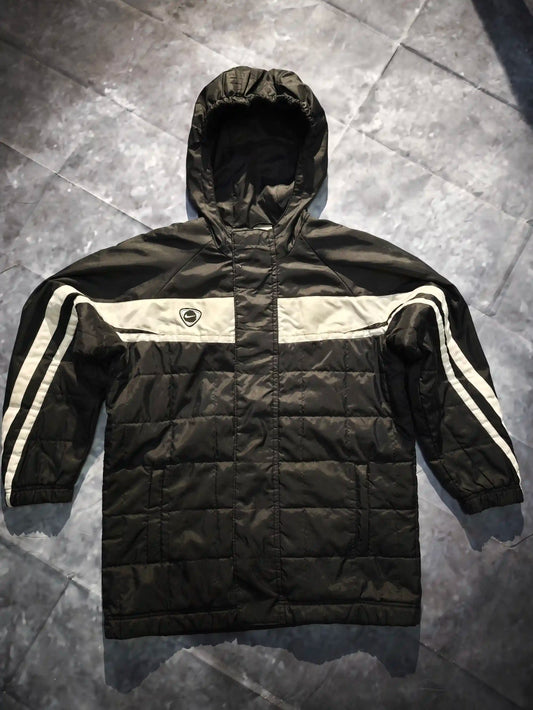 Nike Vintage Sportos Kabát – Fekete & Fehér (Gyerek/M 140-152)