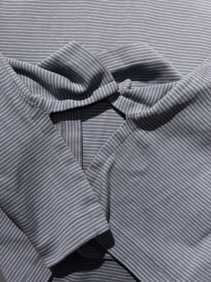 Ralph Lauren Csíkos Galléros Póló - Kék (Férfi/XL)