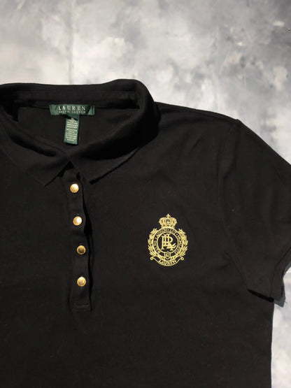 Ralph Lauren Galléros Póló - Fekete (Női/XL)