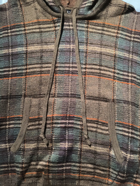 Ralph Lauren Merino Wool Kapucnis Pulóver Hoodie - Barna (Női/L)