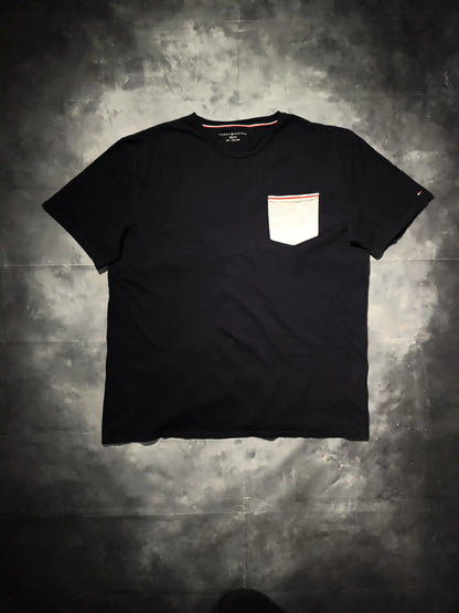 Tommy Hilfiger Zsebes Póló - Kék (Férfi/XXL)