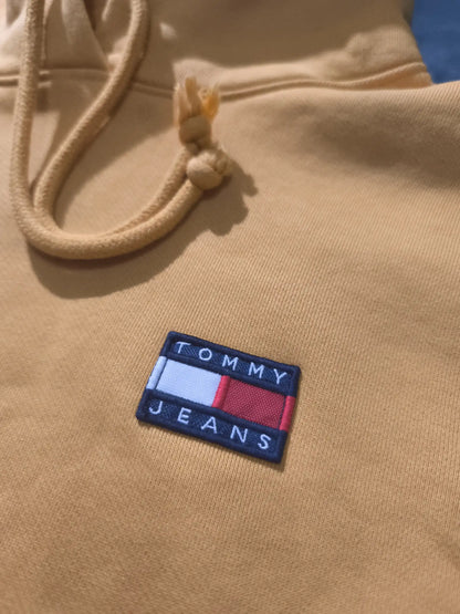 Tommy Jeans Kapucnis Pulóver Hoodie - Sárga (Női/M)